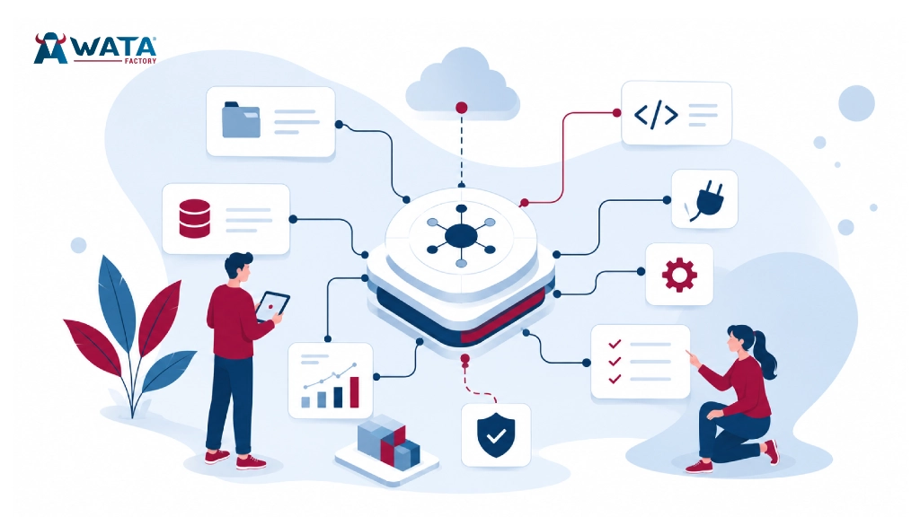 Model Context Protocol (MCP) connecting AI with external tools, databases, code, cloud services and secure workflows.